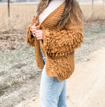 Feather Fringe Cardigan